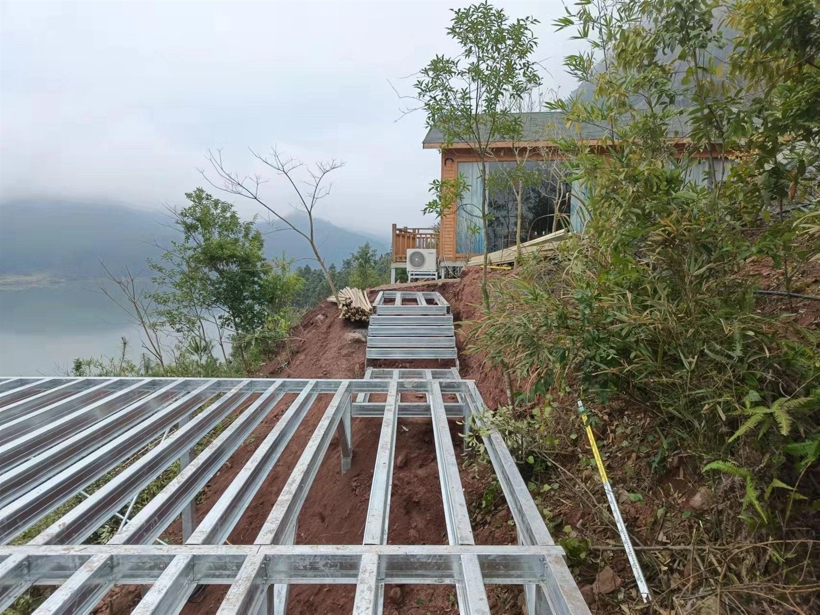 galvanized steel deck framing
