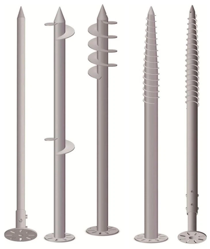 ground screw for deck framing
