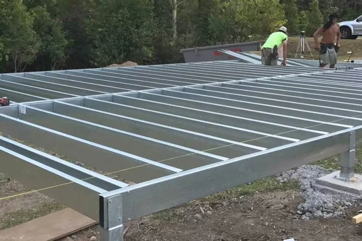 steel deck for house