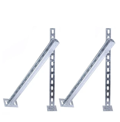Adjustable tilt solar panel support system