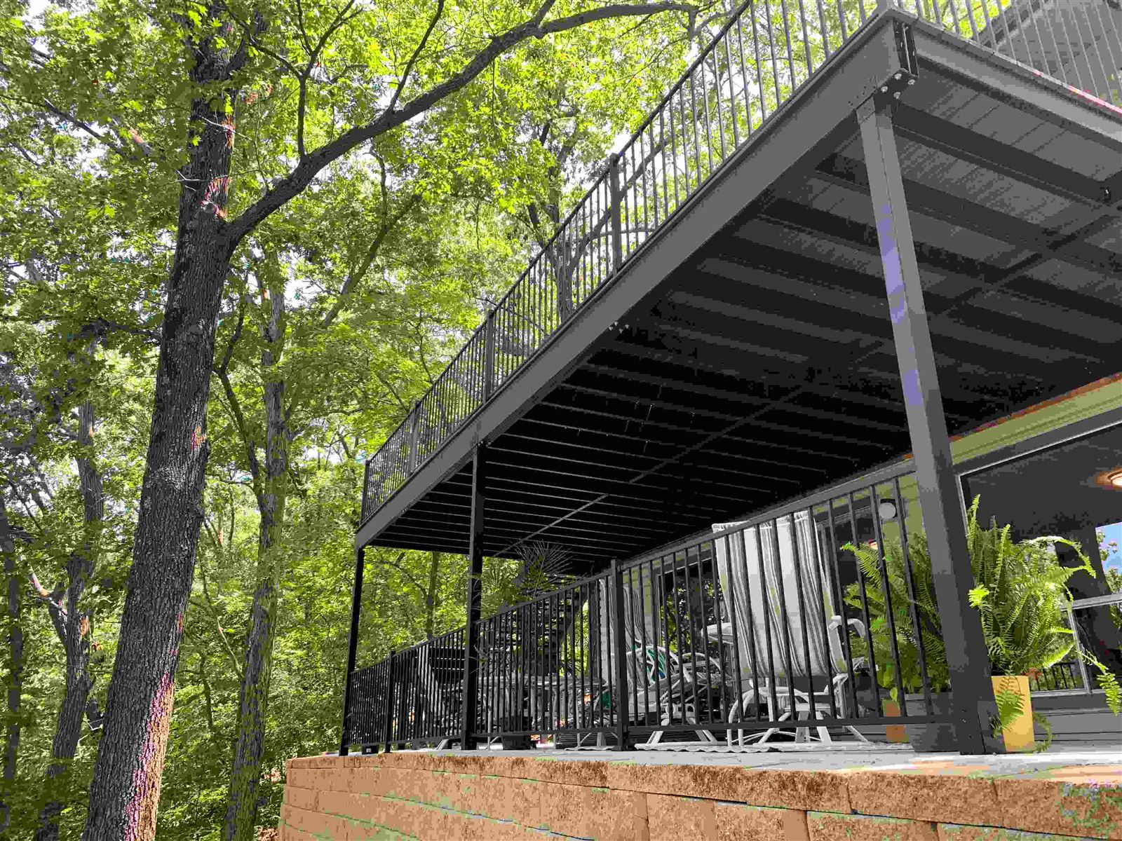metal stud deck framing