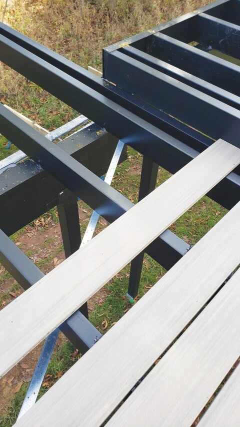 residential steel deck framing