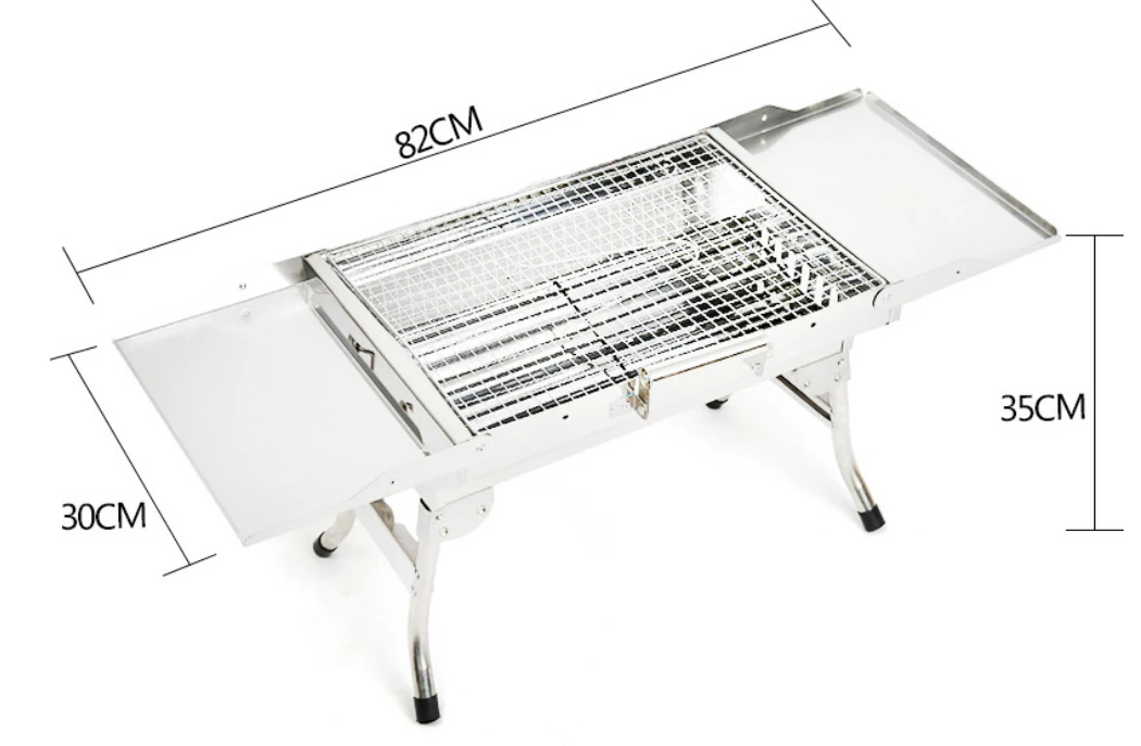 portable stainless steel grill